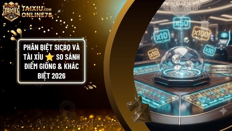 phan biet sicbo va tai xiu 1 - Phân Biệt Sicbo Và Tài Xỉu: Điểm Giống Nhau & Sự Khác Biệt Cốt Lõi 2026