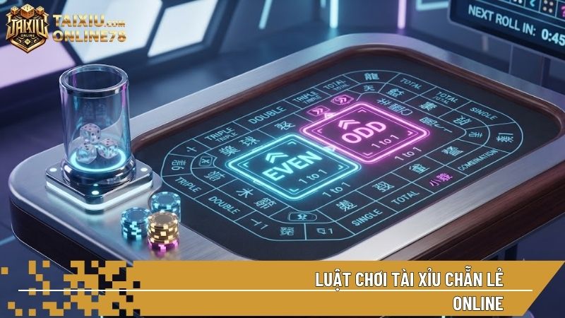 Cửa cược Chẵn và Lẻ mang lại tỷ lệ đối kháng 50/50 kịch tính không kém cửa Tài/Xỉu