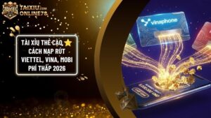 tai xiu the cao - Tài Xỉu Thẻ Cào: Hướng Dẫn Nạp Rút Viettel, Vina, Mobi Phí Thấp Nhất 2026